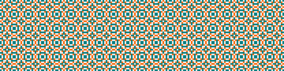 Abstract Cross Pattern Dots Logo generative computational art illustration