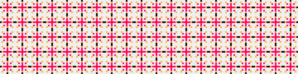 Abstract Cross Pattern Dots Logo generative computational art illustration