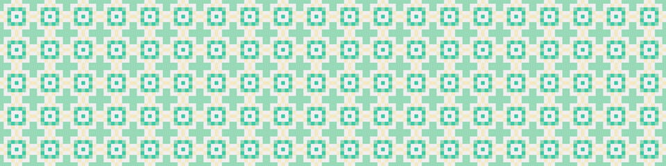 Abstract Cross Pattern Dots Logo generative computational art illustration