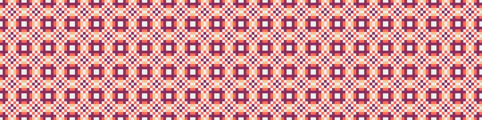 Fototapeta premium Abstract Cross Pattern Dots Logo generative computational art illustration
