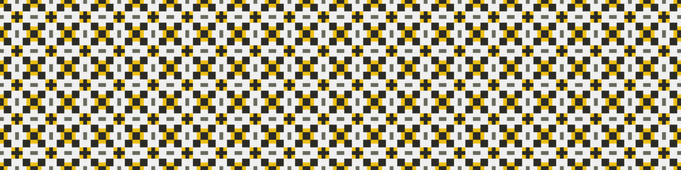 Abstract Cross Pattern Dots Logo generative computational art illustration