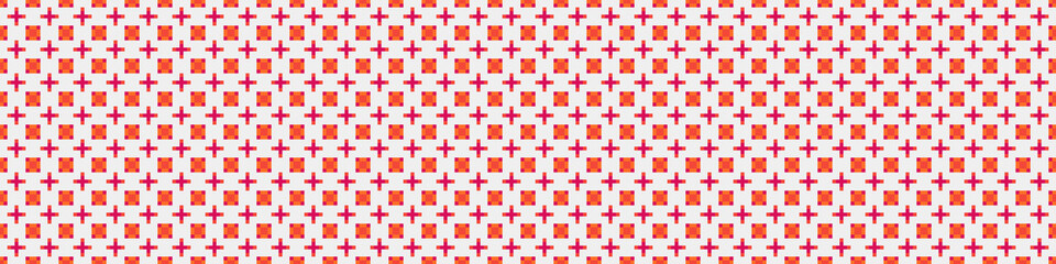 Fototapeta premium Abstract Cross Pattern Dots Logo generative computational art illustration