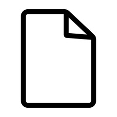 paper document line style icon