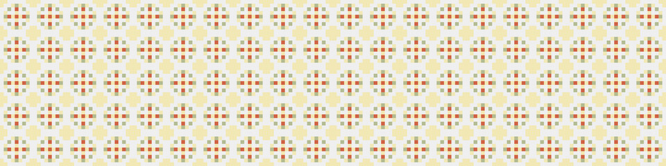 Abstract Cross Pattern Dots Logo generative computational art illustration