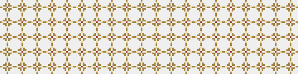 Abstract Cross Pattern Dots Logo generative computational art illustration