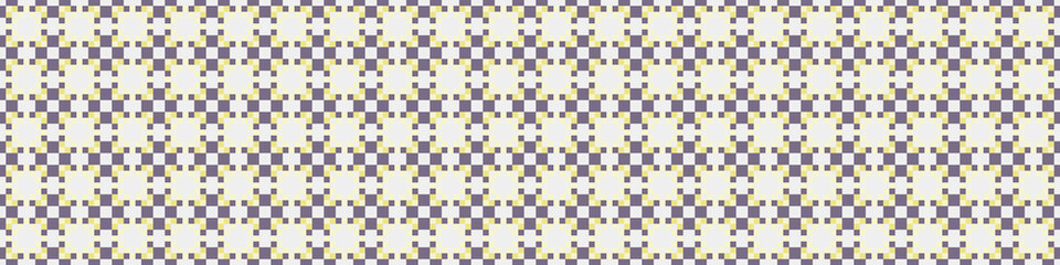 Fototapeta premium Abstract Cross Pattern Dots Logo generative computational art illustration