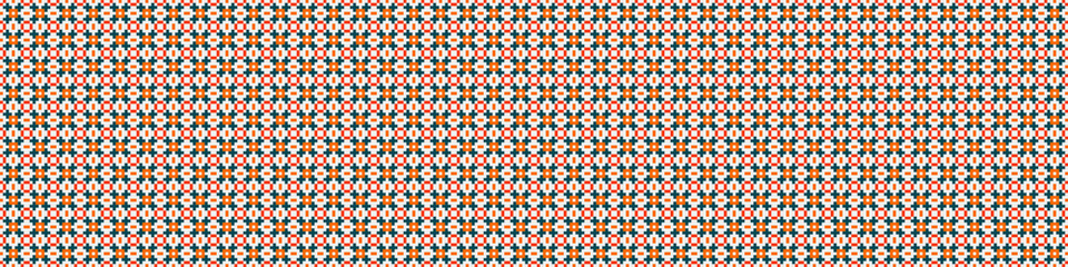 Abstract Cross Pattern Dots Logo generative computational art illustration