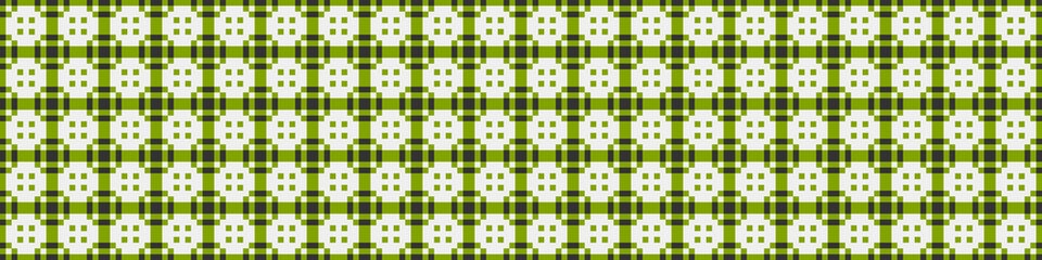 Fototapeta premium Abstract Cross Pattern Dots Logo generative computational art illustration