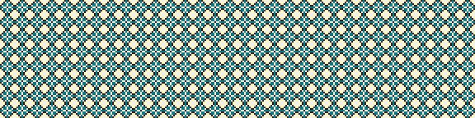 Abstract Cross Pattern Dots Logo generative computational art illustration