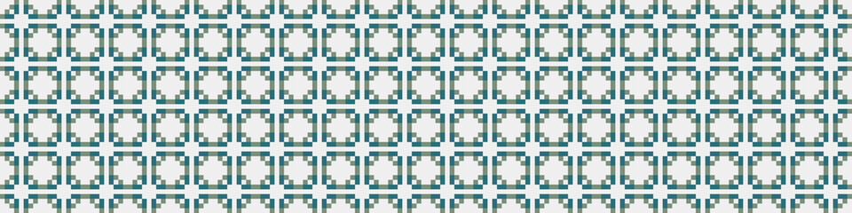 Fototapeta premium Abstract Cross Pattern Dots Logo generative computational art illustration