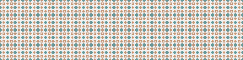 Abstract Cross Pattern Dots Logo generative computational art illustration