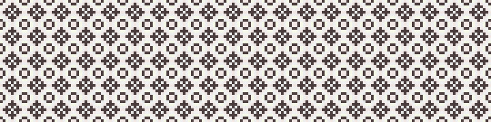 Fototapeta premium Abstract Cross Pattern Dots Logo generative computational art illustration