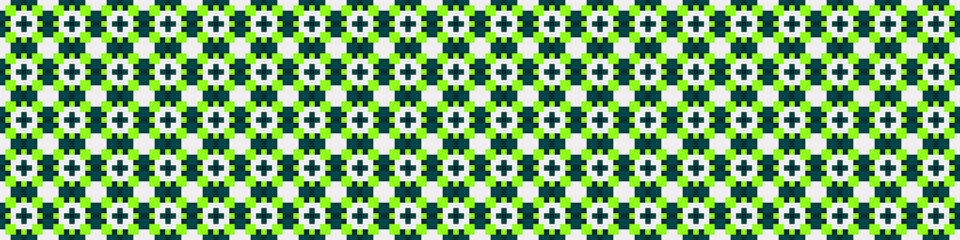 Abstract Cross Pattern Dots Logo generative computational art illustration