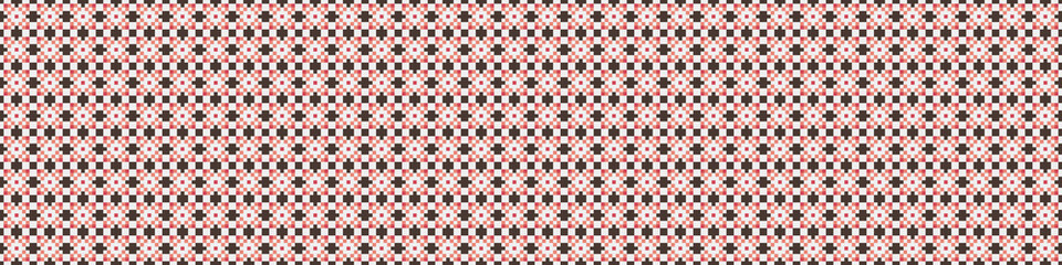 Abstract Cross Pattern Dots Logo generative computational art illustration