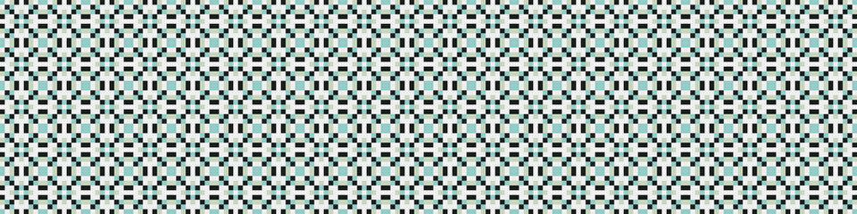 Fototapeta premium Abstract Cross Pattern Dots Logo generative computational art illustration