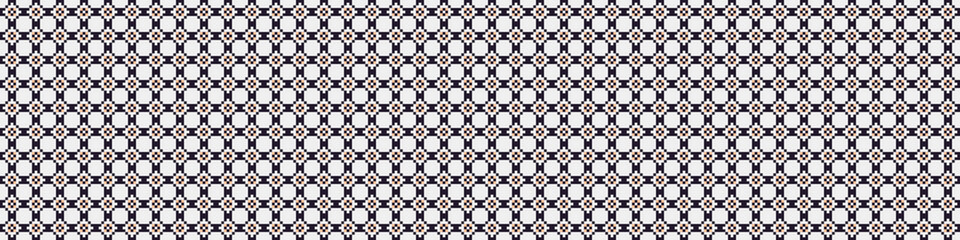 Abstract Cross Pattern Dots Logo generative computational art illustration