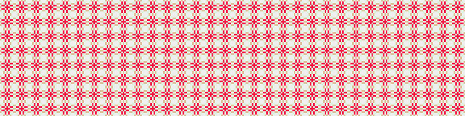 Fototapeta premium Abstract Cross Pattern Dots Logo generative computational art illustration