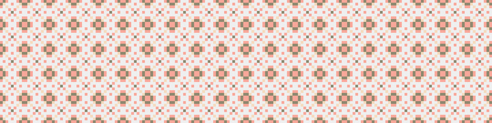 Fototapeta premium Abstract Cross Pattern Dots Logo generative computational art illustration