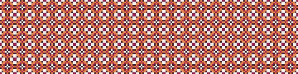 Abstract Cross Pattern Dots Logo generative computational art illustration