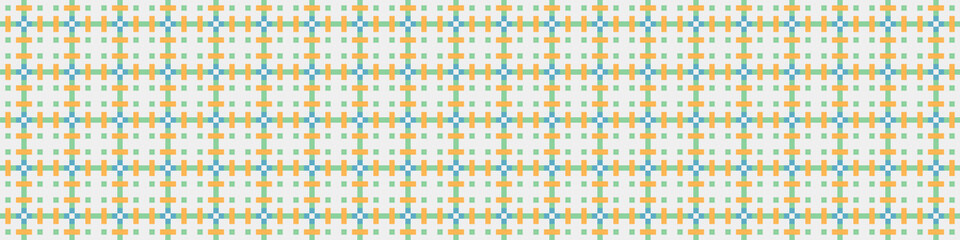 Fototapeta premium Abstract Cross Pattern Dots Logo generative computational art illustration