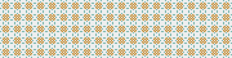 Abstract Cross Pattern Dots Logo generative computational art illustration