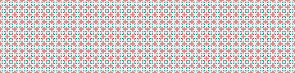 Abstract Cross Pattern Dots Logo generative computational art illustration