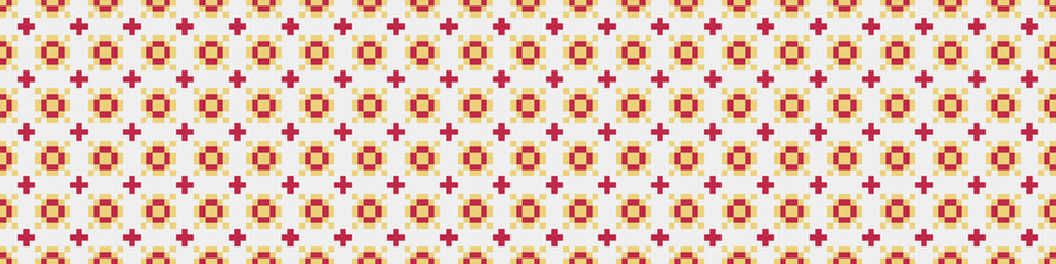 Abstract Cross Pattern Dots Logo generative computational art illustration