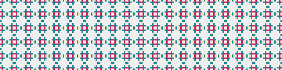 Abstract Cross Pattern Dots Logo generative computational art illustration