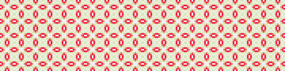 Abstract Cross Pattern Dots Logo generative computational art illustration