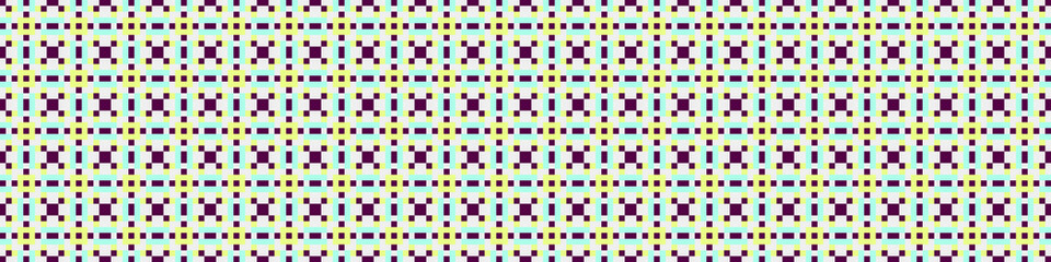 Fototapeta premium Abstract Cross Pattern Dots Logo generative computational art illustration