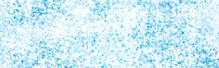 winter blue abstract ice and snow speckled glass texture web banner art design resource blank background and backdrop	