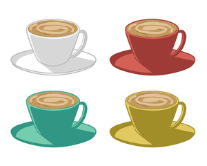 カフェラテ(線無し)