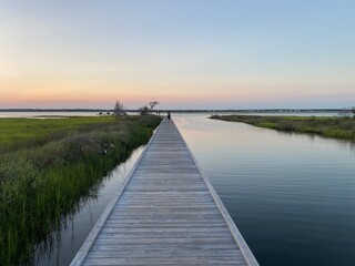Fototapeta premium pier on the lake