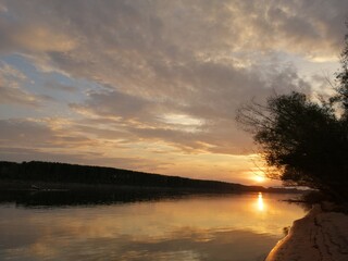 Sunset on the Danube