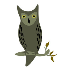 Simple owl illustration