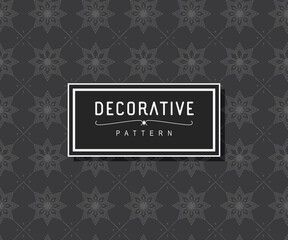 Vector abstract geometric pattern background, elegant decoration