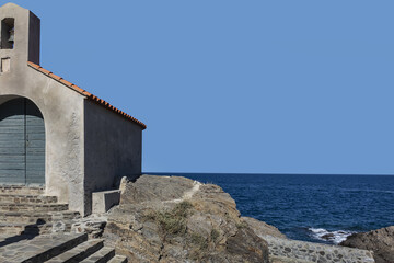 Chapelle Saint-Vincent located on a former island where, according to legend, Saint Vincent...