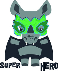 superhero print design for baby