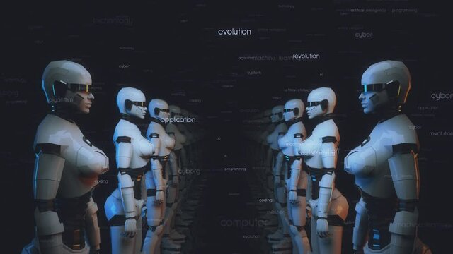 Futuristic Robots 4k