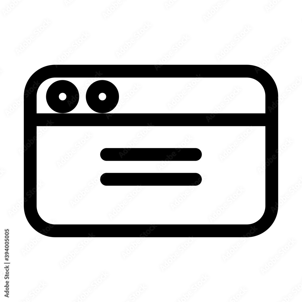 Poster web template interface line style icon