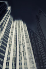 Naklejka premium Abstract modern urban building inspirational architectural composition detail design artistic image.