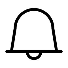 bell sound line style icon