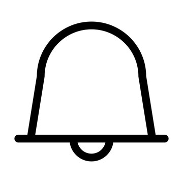 recommend clip art: bell sound line style icon