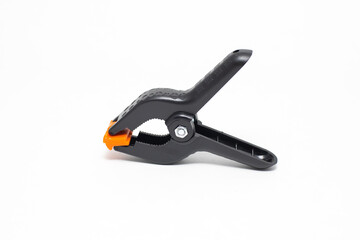 Obraz premium Clamp For Photo Backdrops Isolated On White Background