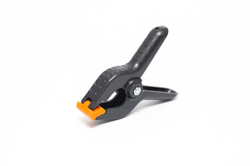 Clamp For Photo Backdrops Isolated On White Background