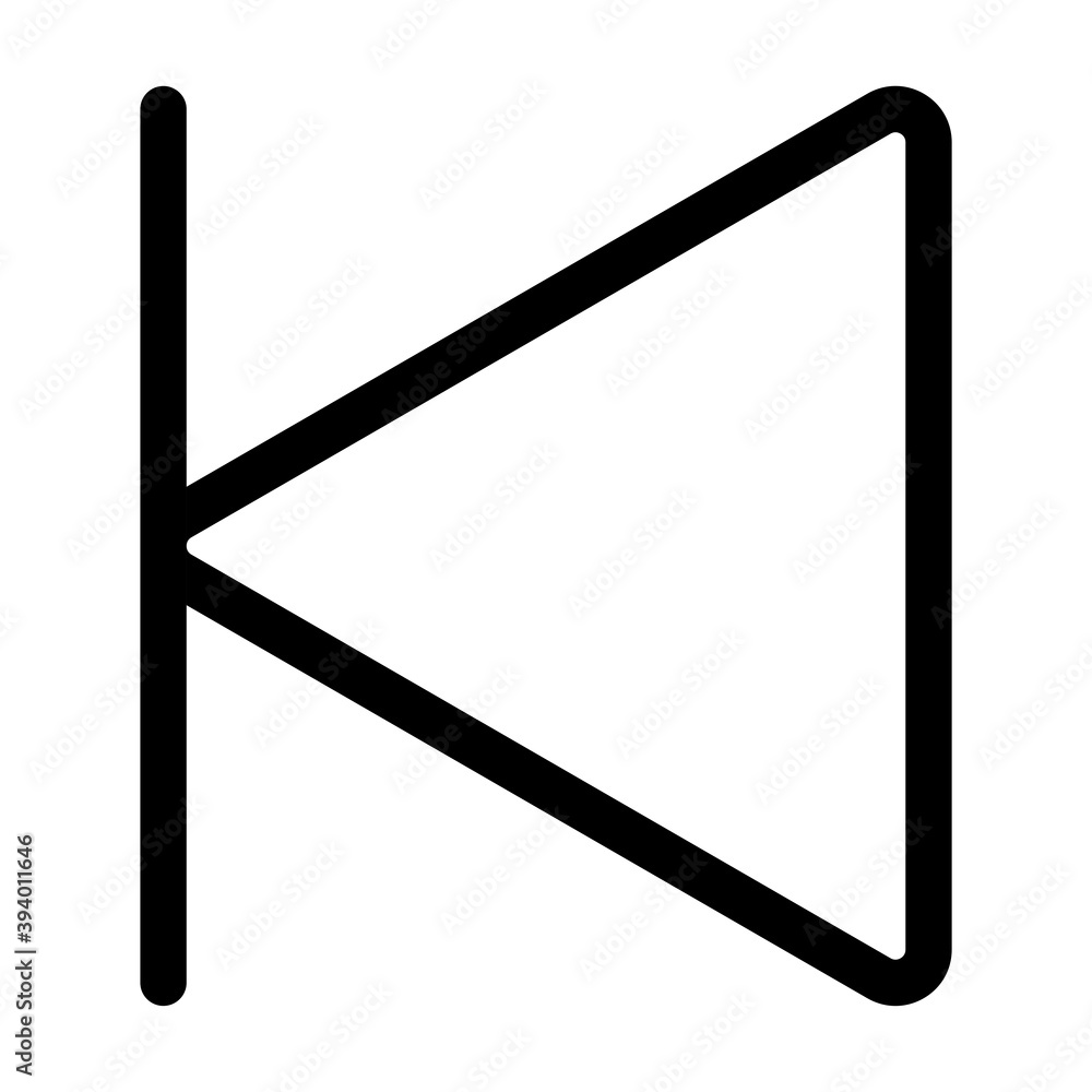 Poster before arrow interface line style icon