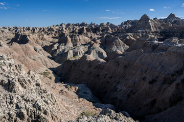 Fototapeta premium Eroded Valley of Badlands Hoodoos