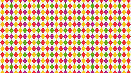 Red seamless pattern with shapes texture background