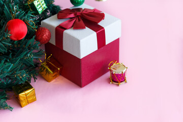 Obraz premium Christmas and New Year decorations