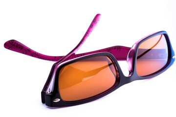Shady Sunglasses With Black And Pink Rims